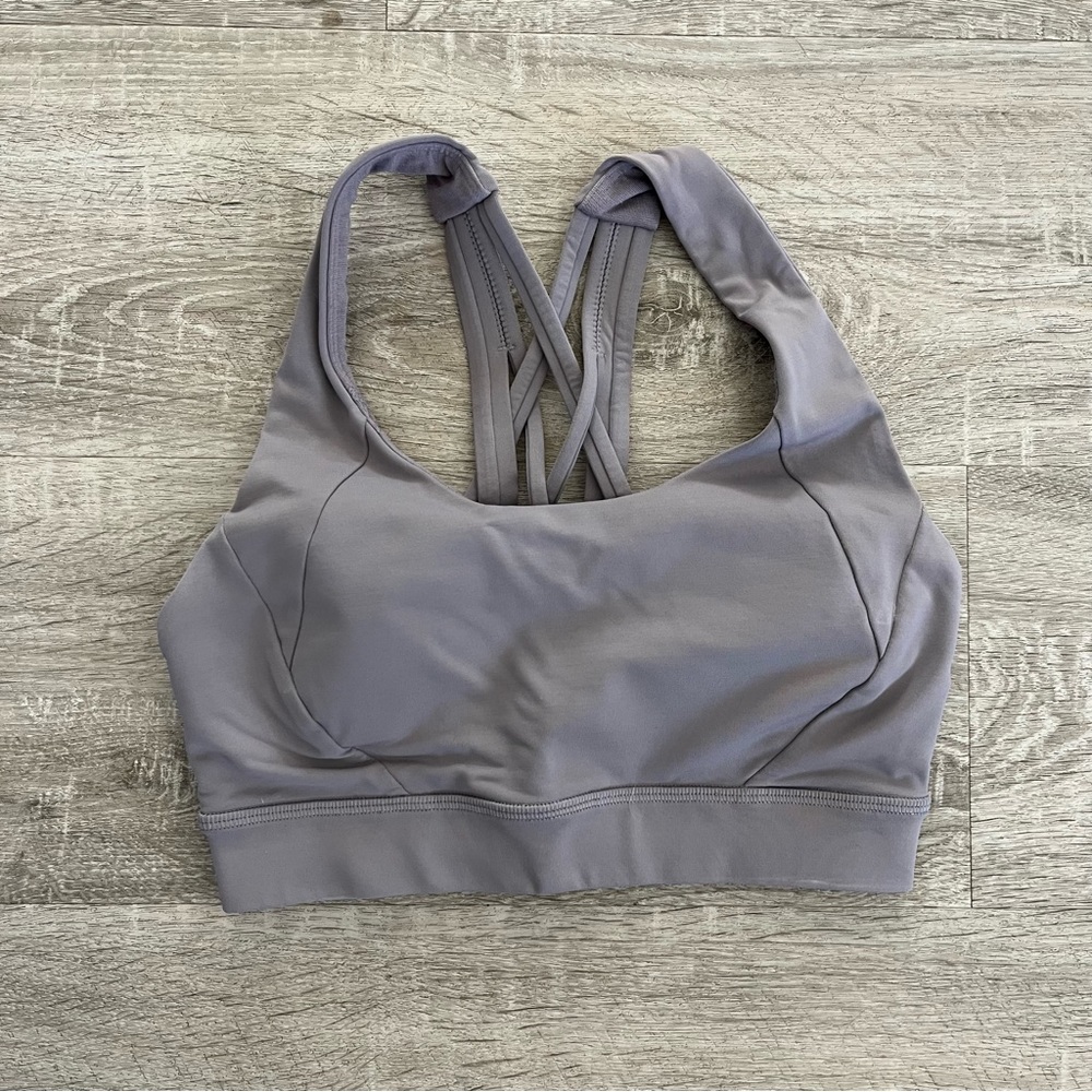 Lululemon free to be elevated bra violet verbena